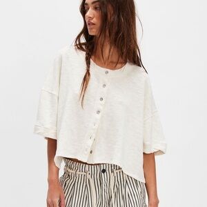 Free People Flashback Cardi Tee